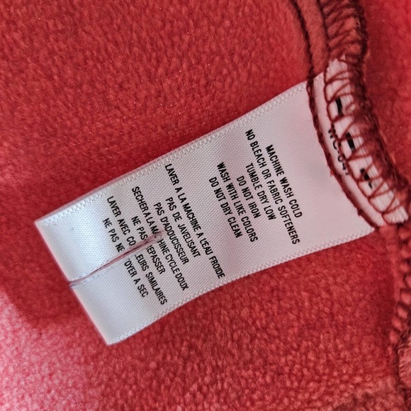 ExOfficio Dri Release Fleece Zip Vest Women's L Heather Pink Red - Picture 9 of 9